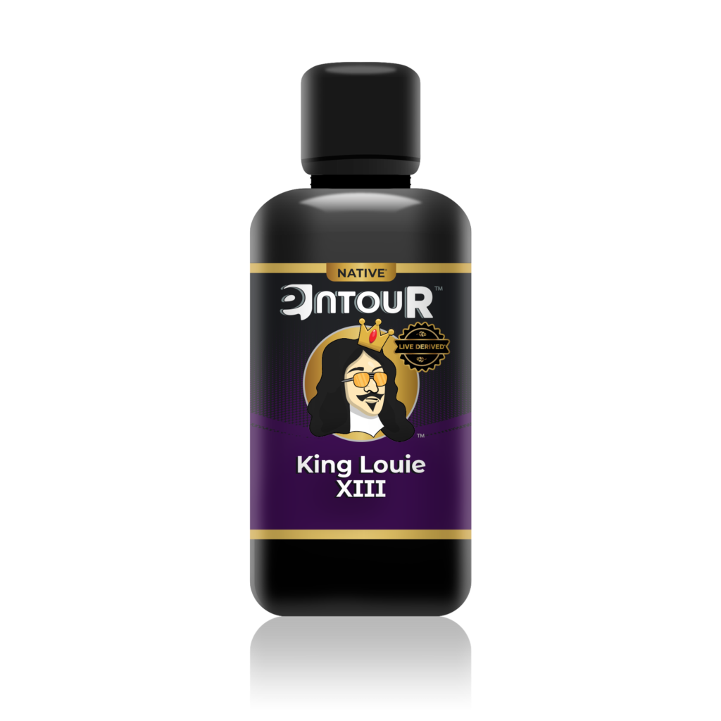 Entour King Louie XIII terpene blend bottle