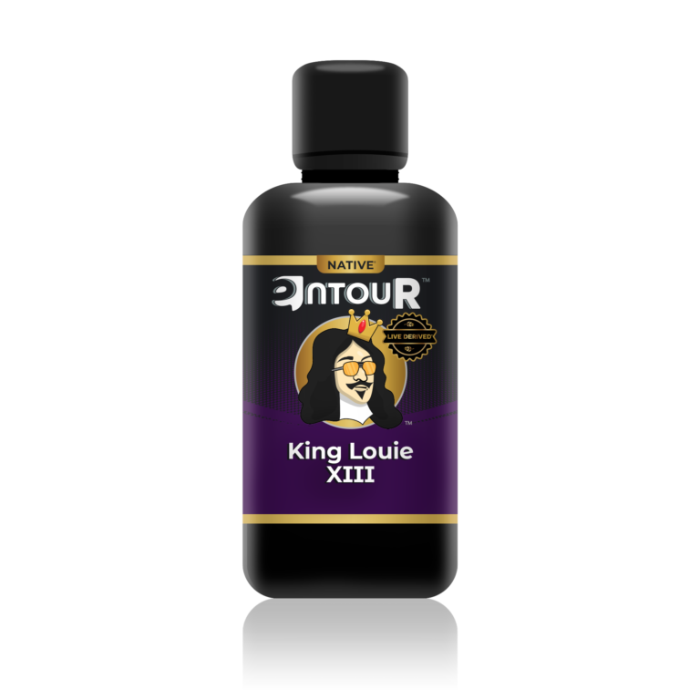 Entour King Louie XIII terpene blend bottle