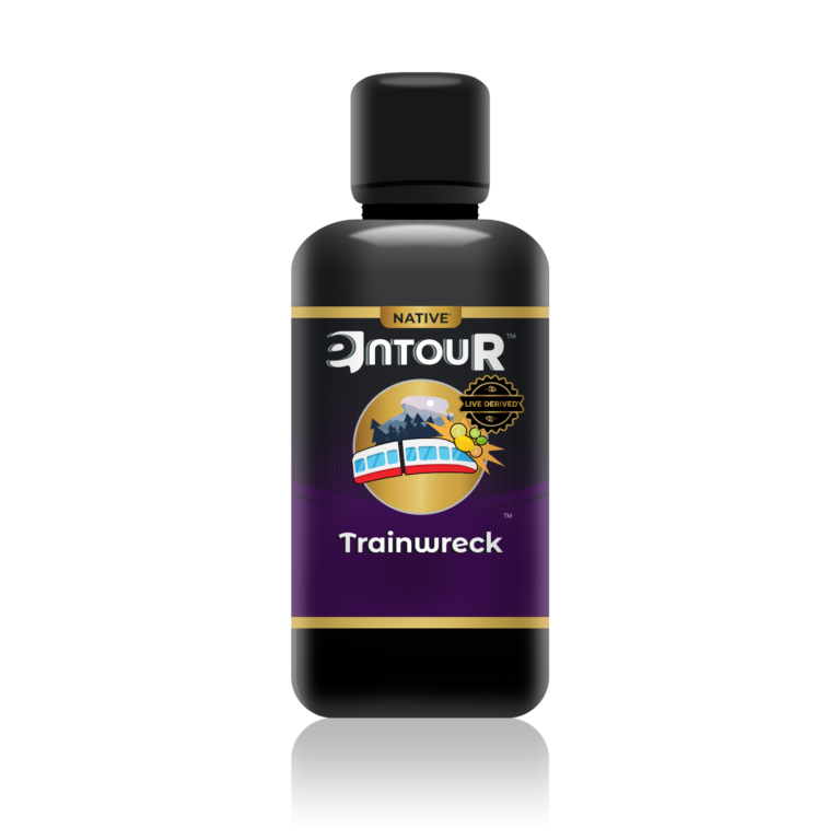 Entour Trainwreck Live Derived terpene blend bottle